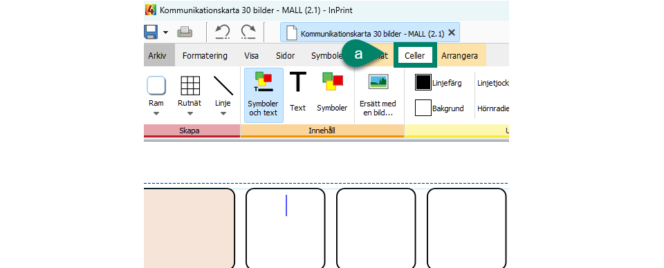 2 - Fliken cellen