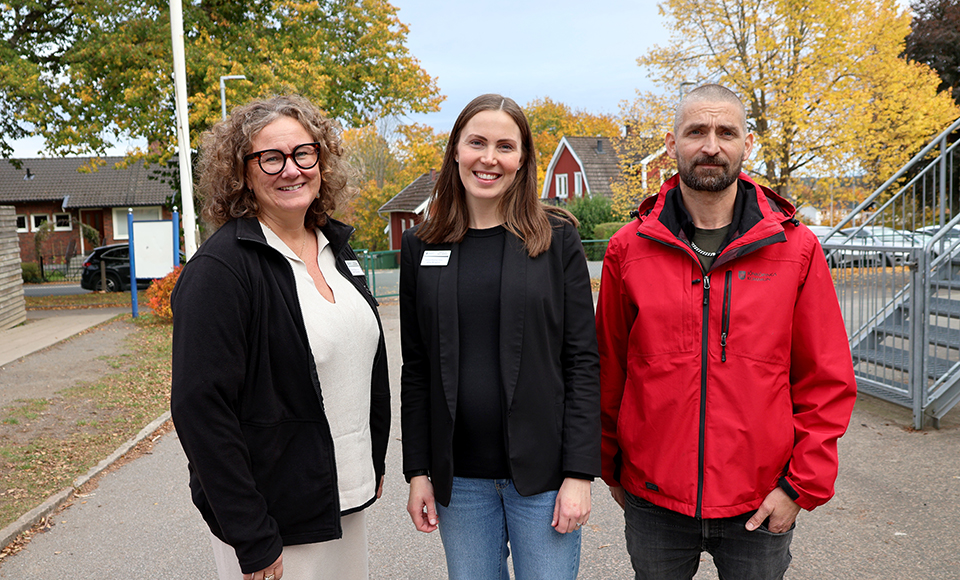 Anita Tjärnström, Elina Wingård och Gunnar Forsström