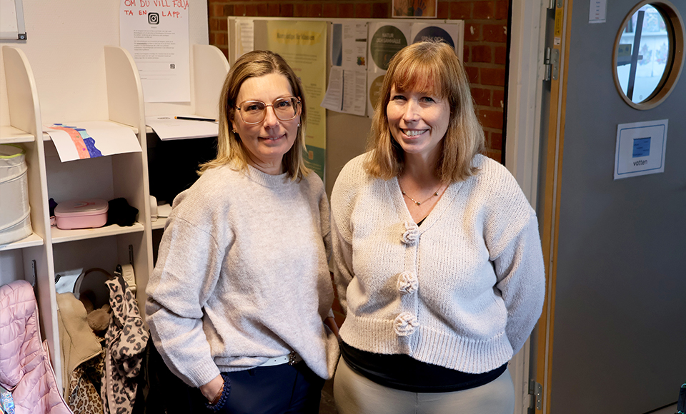 Malin Bergström och Linda Jyrkin